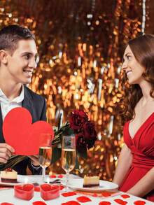 9pcs Heart-Shaped Scented Candles, Suitable For Proposal, Birthday Celebration, Room Decor, Graduation Gift, Home Decor, Christmas Decoration, Christmas Gift - Red - View 4