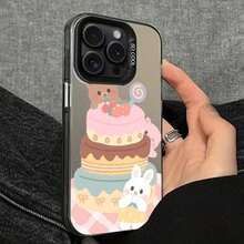 おしゃれなスマホケース  11/12/13/14/15/15pro/15 Plus/15 Promax/7plus/8plus/11pro/12pro/13pro/14pro/11promax/12promax/13promax/14promax/14plus/5 - 半透明シルバー - チェックする 1