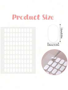 200pcs Double-Sided Adhesive Transparent Nail Crystal Glue, Nail Art Tools, Nail Art Materials, Nail Art Tools, Nail Art Supplies, Back To School, Nail Art, Nail Sticker Tools