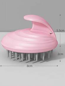 Valentine's Day Gift Hair Washing Tool Silicone Scalp Cleansing Brush, Unisex Hair Scrub Brush For Washing, Itching Relief And Massage - Multicolor - View 4