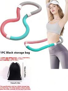 Dụng cụ tập thể dục đa năng được nâng cấp với thiết kế lò xo mềm mại, trọng lượng được tăng thêm, chống trượt và hoạt động êm ái, không làm hỏng quần áo. Món quà tập thể dục lý tưởng dành cho phụ nữ để định hình bụng, eo và giảm đau lưng & thắt lưng. - Nhiều màu - Xem 12