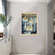 Meksular Middle Earth Landscape Wall Art Prints Canvas PaintingFantasy Posters, Wall Pictures, For Travel Gift, Canvas Art With Frames, For Office Home Decor Bedroom Living Room Wall Decor. - 洛絲蘿林 - 查看 4