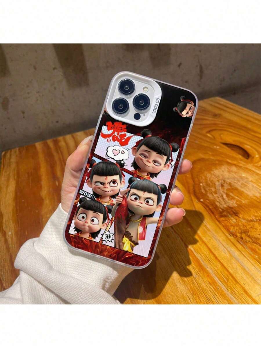 Local Delivery Cute Nessa Magic Boy 2 Cartoon Case For 16 Pro Max - Dirt-Proof & Drop-Proof, Compatible With 15/14 Plus/13 Anime 12/11Pro - Black - View 1