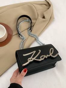 女士小手提包、经典单肩包、可爱手拿包和托特包 - 黑色 - 查看 8