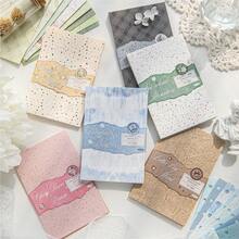 25pcs/Pack A7 Size Minimalist Retro Scrapbooking Paper, DIY Decoration Non-Adhesive Material Paper, Holiday Gift, Handmade Collage Material, Personalized Scrapbook Planning Creative School Stationery