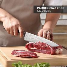mhjPAUDIN Cuchillo de chef cuchillo de cocina afilado de acero inoxidable de alto carbono de 8 pulgadas con mango ergonómico caja de regalo para familia y restaurantesleeping Bags - 219160866 - Ver 4
