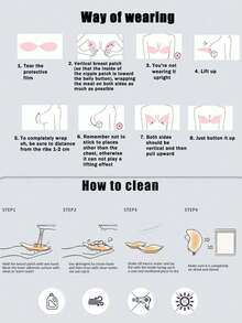 1pc/2pcs/3pcs Lace Invisible Bra Lift Adhesive Silicone Nipple Cover, Front Closure Back Strap Design, Reusable, Suitable For Bikini And Strapless Evening Dress - Black - View 9