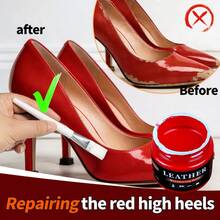 皮革染色套装包含：染色工具、鞋头磨损修复剂、皮包修复剂、沙发修复剂、白色鞋子褪色及磨损修复漆、皮革划痕及磨损修复剂、皮革颜色修复霜、皮包颜色修复染料。适用于鞋子、春夏精选、伴娘礼物、房间、卧室装饰、海滩、旅行、男士、女士、度假等场合。 - 彩色 - 查看 3