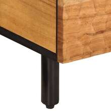 vidaXL Tavolo basso 80x54x40 cm legno massiccio d'acacia - Castano - Visualizzare 10