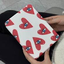 Husă de protecție pentru Kindle Reader, model tip carte cu inimă roșie imprimată față-verso, compatibilă cu Kindle Paperwhite 5/6/7, Paperwhite 10/11/12, Kindle (Colorsoft)/10/11/12 și alte modele populare, potrivită pentru naveta, la modă și elegantă, accesorii Kindle/husă de protecție Kindle/Ziua Îndrăgostiților - Multicolor - Vizualizare 12