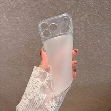 Matte Transparent Apple Phone Case Compatible With IPhone 17 Pro Max/17 Pro/17/16/16 Pro Max/16 Plus/16 Pro/16E/15/15 Pro Max/15 Pro/15 Plus/11/12/13/14 Pro Max/13 Pro/13 Pro Max/14 Pro/14 Pro Max, Full Coverage Anti-Drop Soft Protective Cover - Transparent - Frosted Translucent - View 10