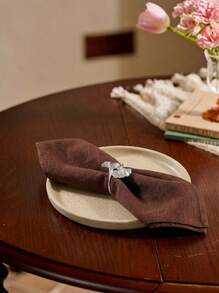 Cirelle 1pc Ginkgo Biloba Shaped Napkin Ring