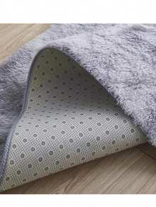 Alfombra esponjosa, ideal para dormitorio de niñas y sala de estar, extra suave y peluda, antideslizante, de color liso, ideal para decoración del hogar.Alfombras modernas ultra suaves para el hogar, alfombra de felpa, decoración del suelo - Multicolor - Ver 8