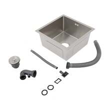 YUNRUX Kitchen Sinks - Silver - View 4
