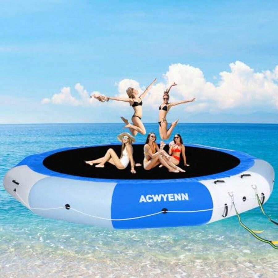 Trampolín de agua para lago - Azul - Ver 1