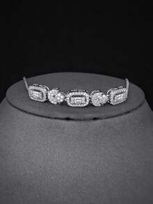 MOONSO Elegant Silver Versatile Bracelet, Vintage Refined Graceful Accessory For Banquet, Party, Gathering