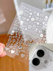 1pc Creative DIY Lens Protector Tempered Glass Film Sticker Compatible With Apple 11 Pro Max/12 Pro Max/13 Pro Max/14 Pro Max/15 Pro Max/16 Pro Max/17 Pro Max