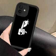 Funda de Teléfono: Funda de Teléfono de Moda con Gesto Silencioso, Adecuada para iPhone 17/16e/16/15/14/13/12/11 Mini/Pro/Max/Air/X/XR/XSMAX/8/7 Plus, Cubierta Trasera de TPU Suave a Prueba de Golpes - Colores mixtos - Ver 6