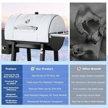 Thermal Insulated Blanket For Pit Boss PB440D2 Wood Pellet Grill, 440 Series Fits Pit Boss Mahogany 440 Deluxe 440FB1 Wood Pellet Grill Smoker Insulation Blanket For Winter Cooking - PB440D2 - Xem 4