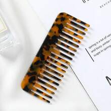 Wide Teeth Hair Comb Acetate Hair Combs Anti-Static Massage Hair Brush Hairdressing Salon Styling Traveling Accessories Hair Styling Tool - Multicolor - View 11