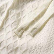 Bộ đồ thể thao nam thường ngày, thoải mái, màu trơn, thoáng khí, họa tiết hình thoi, thích hợp mặc đi làm và ở nhà. - trắng - Xem 9