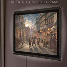 MIGHTYPRINT – Callejón Diagonales por Kinkade Studios - Arte de Pared Duradero " x – NO Hecho de Papel – Coleccionable Oficialmente Licenciado - transparente - Ver 9