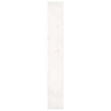 vidaXL Biblioteca/separador de piezas blanco 80x30x199,5 cm Alfiler macizo - Blanco - Ver 6
