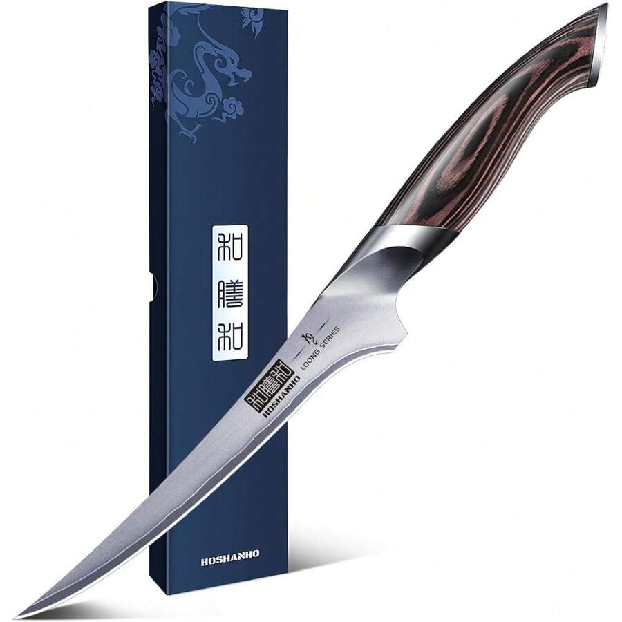 mhjHOSHANHO Cuchillo de Filete Profesional Cuchillo para Pescado de Acero Inoxidable Cuchillos de Cocina Súper Afilado Cuchillo de Filetear con Mango Ergonómicosleeping Bags - 219767252 - Ver 1