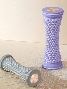 1 rolo de massagem para os pés, rolo para músculos lisos, massageador para os pés, alivia a fadiga muscular dos pés, roda de massagem multifuncional para os pés, adequado para uso prolongado de salto alto, exercícios prolongados, o rolo de massagem ajuda a aliviar a fascite plantar, relaxa os músculos dos pés/mãos/pernas, melhora a circulação sanguínea, alivia a dor e a coceira. - Multicolorido - Ver 9