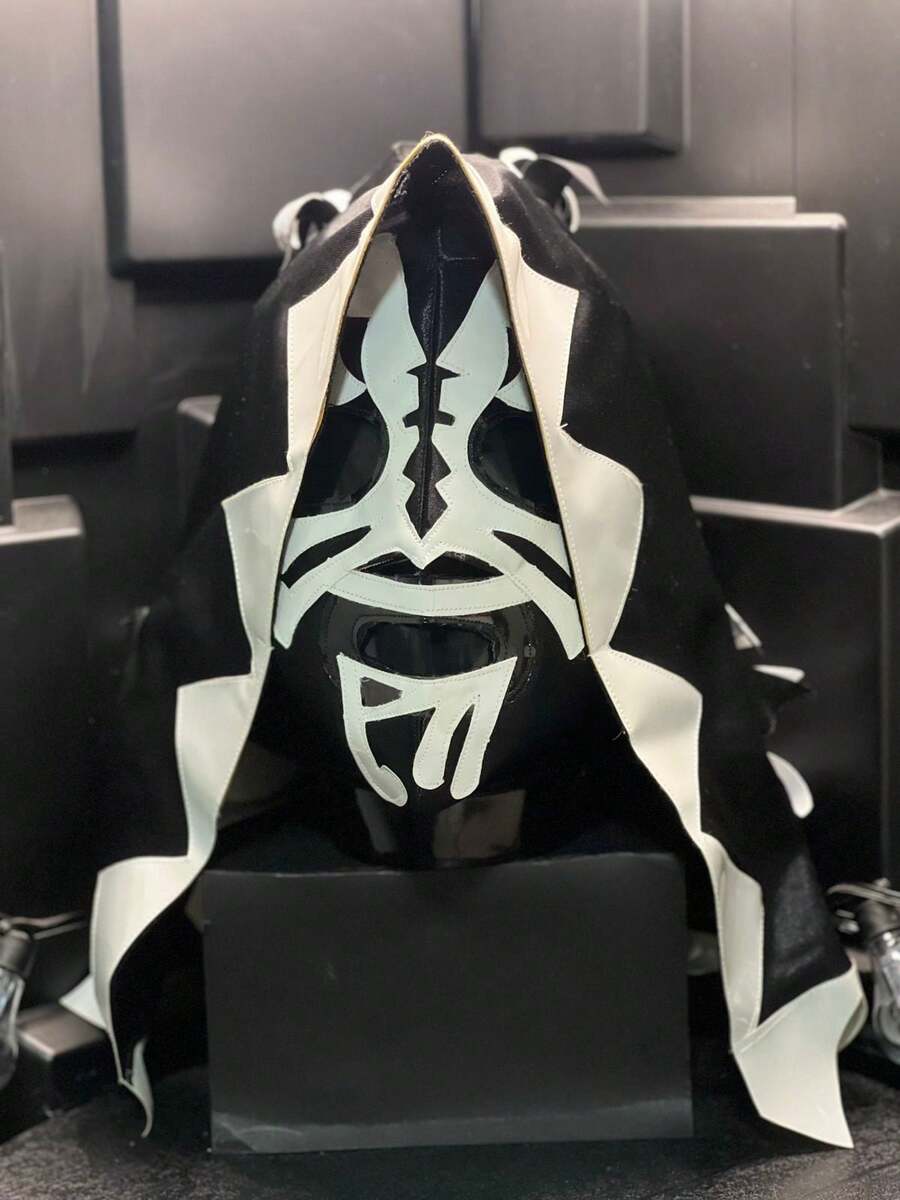 Mascara Espuma Luchador Don LA PARK lucha libre Alta Calidad - Negro - Ver 1