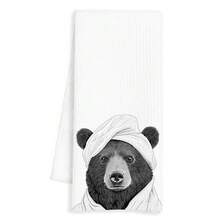 Cute Bear Hand Towels - Bear Gifts,  & Animal Bathroom Decor, 16x24 Inch - Bear - 查看 2