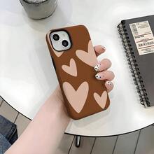 1 Funda Protectora 2 en 1 de Diseño de Moda de Corazón para el Día de San Valentín - Funda Protectora Duradera de Doble Capa, Resistente a Impactos, Compatible con iPhone 17, 16, 15, 14, 13, 12, 11, 8, 7, X, XS, XR, Plus, Air, Pro, Max, Mini, SE2, SE3, Regalo Perfecto de Año Nuevo para Amigos, Familia y Seres Queridos - Colores mixtos - Ver 8