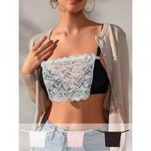 1Pc Lace Anti-Flashing Strapless Women Seamless Crop Top Chest Covering Fabric Free Shipping - Multicolor - View 1