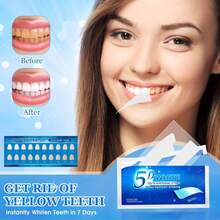Lumineux Teeth Whitening Strips 9 Treatments – Peroxide Free - Enamel  For Whiter Teeth - Whitening Without The Sensitivity - Dentist Formulated - Sensitivity Free - Multicolor - View 5