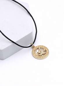 12pcs/Set Assorted 12 Zodiac 3D Animal Round Pendant Set, DIY Accessories - Constellation Accessories - View 8
