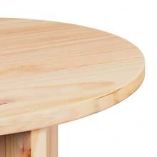 vidaXL Tavolino basso 2 pz Naturel Bois de pin massif - Castano - Visualizzare 7