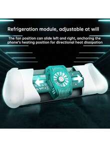 GAMESIR X3 Pro Game Controller: Features A Cooling System With 12W Portable Cooling, A Type-C Interface, Zero Latency, A Button Motor, And Compatibility With Android, PC, And IPhone 15 And Above. - Green - View 3