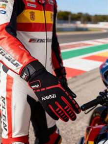 HALMAN 1 Par Guantes Proteccion Para Motocicleta Pantalla Táctil Dededo, Guantes de moto, guantes de moto antideslizantes, pantalla táctil dedo completo nudillos duros guantes de moto, conducción protección completa de los dedos, motocicleta,, Guantes Motociclista Tactil Termico Completos Dedo,Los guantes de moto para hombre son un equipo protector para pantalla táctil, transpirable, anticaída y antideslizante,Guantes para deportes al aire  ciclismoe, Anticaída, Antideslizantes, Con Pantalla Táctil, con función de pantalla táctil, a prueba de viento y agua, aptos para deportes al aire libre como ciclismo, esquí y conducción. Adecuados para ciclismo, conducir motocicletas y esquiar. Guantes negros, calentadores de manos de invierno. - A - Ver 3