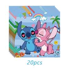 42pcs Space Theme Baby Blue & Pink Couple Sewing Birthday Party Supplies, Paper Plates, Napkins, Tablecloth, Bunting, Serves 20 People - Multicolor - View 7