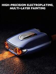 SKYWORTH 三合一电动剃须刀，可修剪胡须、鬓角和鼻毛，400mAh大容量电池，IPX7级防水，干湿两用，全身可水洗，2个不锈钢刀片，一键即开，银色、黄色、蓝色和绿色可选 - 彩色 - 查看 5