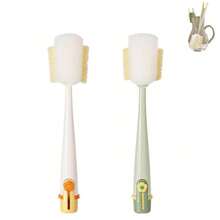 5合1清洁刷套装，包含吸管清洁刷和额外海绵头，多功能刷子适用于咖啡杯、马克杯、保温杯和可重复使用的水瓶。 - 彩色 - 查看 9