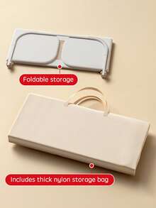 PANGDUBE Nido para Bebé con Laterales | Barrera de Cama de 185 cm y Cuna de Co-sueño | Protector Ajustable para Cama, Barrera Protectora para Cuna Infantil, Delineador de Cuna con Malla y Bolsa de Transporte | Para Recién Nacidos hasta 6 Años - Albaricoque - Ver 9