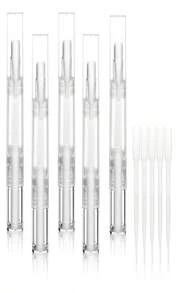UPZIGS 5 Pack 5ml Transparent Twist Pen For Cuticle Oil Applicator, Empty Nail Oil Pen With Brush Tip, Eyelash Growth Liquid Tube, Cosmetic Lip Gloss Container (5x) - ColorC - 查看 1