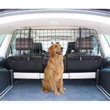 Barrera para perros ajustable para coche, 151.6 x 13.2 x 41.8 cm, color negro,37858806 - Unitalla - Ver 1