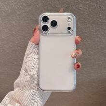 Matte Transparent Apple Phone Case Compatible With IPhone 17 Pro Max/17 Pro/17/16/16 Pro Max/16 Plus/16 Pro/16E/15/15 Pro Max/15 Pro/15 Plus/11/12/13/14 Pro Max/13 Pro/13 Pro Max/14 Pro/14 Pro Max, Full Coverage Anti-Drop Soft Protective Cover - Transparent - Frosted Translucent - View 11