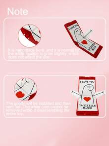 1pc - Cute "I Love You So Much" 3D Greeting Card - Couple Anniversary Card - Wedding, Valentine's Day Gift (For Wife, Husband) - Lovely Memorabilia For Boyfriend, Girlfriend - Multicolor - View 7