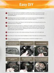 PHILIPS 适用于卡车的24V 70W高亮度卤素灯，采用抗紫外线石英玻璃制成，耐高压耐高温，照明明亮不眩光，即插即用 - A - 查看 6