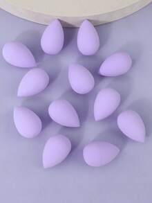 Snowflakes Mini Beauty Makeup Sponge Blender For Detailed Application Around The Eyes And Other Areas, 12 Pcs, Latex Free, Small Makeup Sponges Under Eyes - Multicolor - View 10