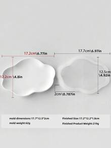石膏水泥盘装饰硅胶模具，水晶滴胶DIY储物托盘垫模具