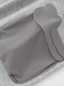 Balabala Kids' Jogger Pants, Unisex Loose Fit Spring/Fall 2026 - Light Gray - View 7